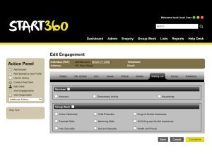 Start360 Screen